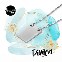 816-1 MEDALLITA doble argolla - comprar online