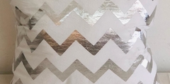 ALMOHADON TUSOR BRILLO ZIG ZAG
