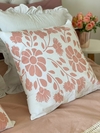 ALMOHADON TUSOR ESTAMPADO DE FLORES