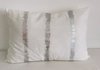 ALMOHADON TUSOR RECTANGULAR CON RAYAS FINAS