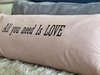 ALMOHADON TUSOR ALL YOU NEED IS LOVE XXL