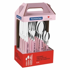 Juego de cubiertos Tramontina My Lovely Kitchen Rosado 16 piezas (copia) - tienda online