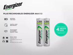 Pilas Recargables Energizer AAA X2 - comprar online