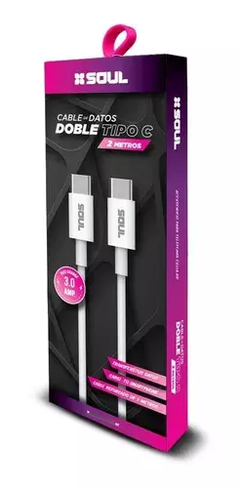 CABLE DE DATOS DOBLE C SOUL - comprar online