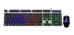 KIT TECLADO Y MOUSE GAMER GTC CBG-018 CON LUCES LED