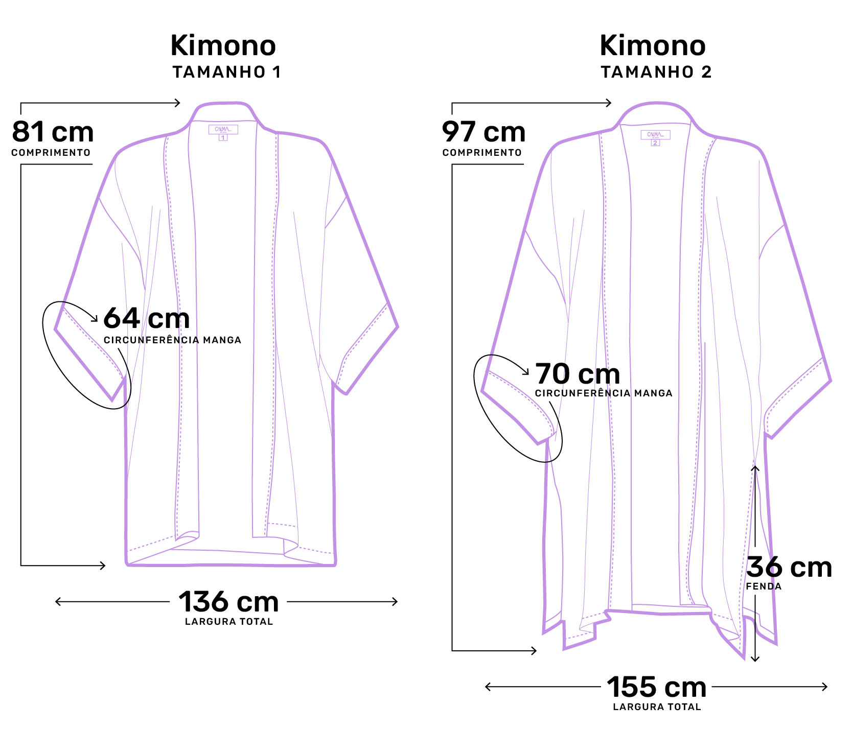 Medidas Kimono