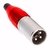 Ficha Amphenol Xlr Macho Ac3m Red Canon Rojo Neutrik Color