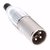 Ficha Amphenol Canon Macho Ac3m Xlr Blanco Colores Neutrik