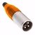 Ficha Amphenol Canon Macho Ac3m Org Naranja Colores Neutrik