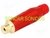 Ficha Amphenol Rca Hembra Rojo Acjr Red Colores Neutrik