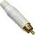 Ficha Rca Amphenol Acpr Wht Macho Cable Controlador Neutrik