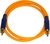 Cable De Micrófono Stereo Naranja Fluor 6mm X Metro Trs Jac