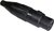 Ficha Xlr Amphenol Ac3fcp Hembra Plastico Negro
