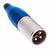 Ficha Amphenol Xlr Macho Ac3m Canon Blu Azul Colores Neutrik