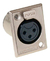 Ficha Conector Amphenol Xlr Hembra Chasis Ac3fpz S/neutrik