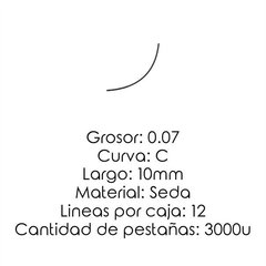Pestañas para Extensión - Shura Beauty