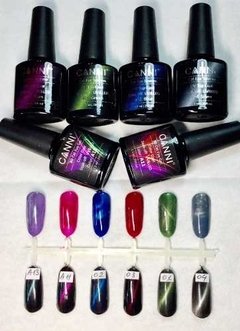 Esmaltes Semipermanentes Ojo De Gato 6 Colores Nuevos + Iman - comprar online