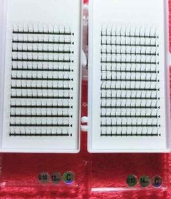 Pestañas Extensión Volumen 0,10 3d C 12mm Y 14mm Oferta - comprar online