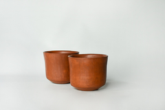 Pack Jarra Terra + 2 vasitos Terra - Paula Cardinale Estudio Ceramica 
