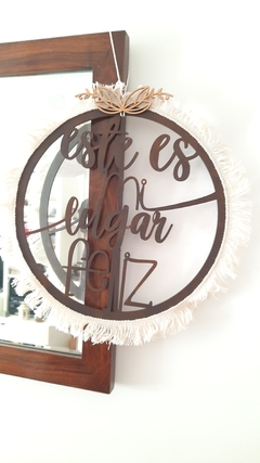 Círculo Positivo Óxido "FELIZ" - comprar online