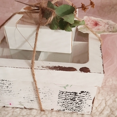 caja de té "CORAZÓN WOOD" en internet