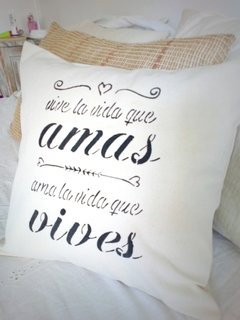 Almohadón "FRASES MOTIVADORAS"