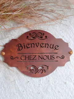 Cartel "BIENVENUE"