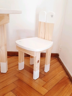 juego de Mesa y Sillas Infantiles Nórdico "BUNNY" - ¿Como Queda?
