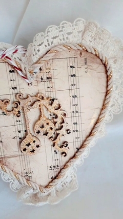 Colgante "CORAZÓN VINTAGE" - ¿Como Queda?