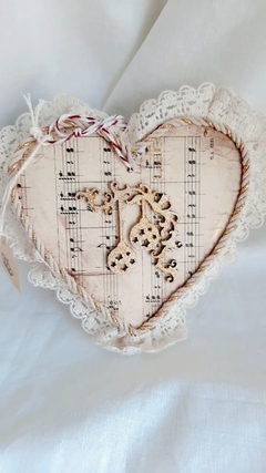 Colgante "CORAZÓN VINTAGE" - comprar online