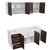 Combo Mueble De Cocina 1,60 Mts. Mosconi Sin Bacha en internet