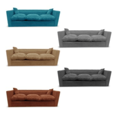 Sillón París de 3 cuerpos tapizado en Chenille - comprar online