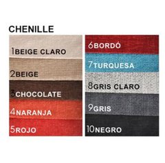 Sillón Esquinero Móvil Premium 2 cuerpos tapizado en Chenille - comprar online