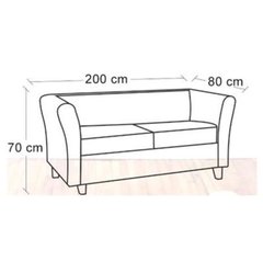 Sillón Trento de 3 cuerpos tapizado en chenille más 4 almohadones decorativos en internet