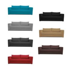 Sillón cama Edgard de 3 cuerpos premium con carro tapizado en chenille o eco cuero - tienda PRODOTTO