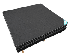 COLCHON Y SOMMIER DE RESORTES BLACK KING 180 x 190 - comprar online