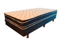 COLCHON Y SOMMIER DE RESORTES HP 1 1/2 PLAZA 90 X 190