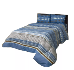COMBO VENECIA -- COLCHON Y SOMMIER DE RESORTES 2 PLAZAS 130 X 190 + 1 RESPALDO CON 6 BOTONES (BLANCO NEGRO O BEIGE)+ SABANAS + ACOLCHADO + 2 ALMOHADAS