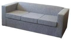 Sillon 3 Cuerpos Tela Chenille Con Placa Soft + Alm Regalo en internet