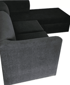Imagen de Esquinero Chenille 3 Cuerpos 190 x 170 (esquinero izquierda o derecha ud elige) Almohadones con Placa Soft