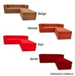 Esquinero Premium Chenille Con Esquinero Movible 195 x 170 (Podes usarlo de lado izquierdo o derecho) en internet