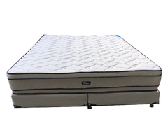 COLCHON Y SOMMIER 160 X 190 RESORTES - comprar online