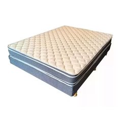 Imagen de COMBO TRENTO -- COLCHON Y SOMMIER DE ESPUMA 2 PLAZAS 130 X 190 + 1 RESPALDO (COLOR A ELECCION) + SABANAS + ACOLCHADO + 2 ALOMOHADAS