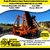 Grade Niveladora Super Destorroadora Dobrável com Rodas CIVEMASA SNCP 88x22 ano 2001