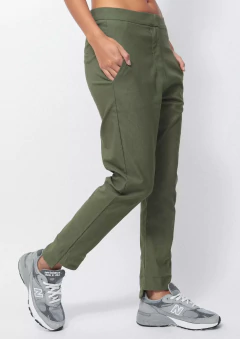 PANTALÓN FIDELA - ARMY - comprar online