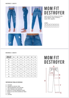 Imagen de JEAN MOM BLUE