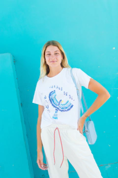 REMERA FERRADURA - AZUL