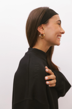 BUZO ATENTAMENTE - BLACK - tienda online
