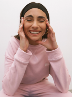BUZO BOWIE - BABY PINK en internet