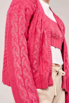 CARDIGAN ZOE - FUCSIA en internet